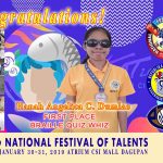 PNSB bagged First Place in the 2018 Regional Festival of Talents