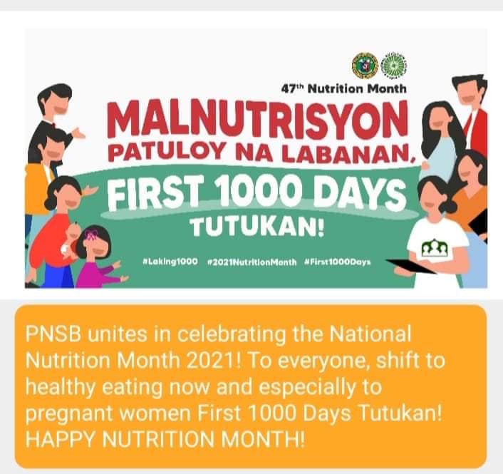 NATIONAL NUTRITION MONTH