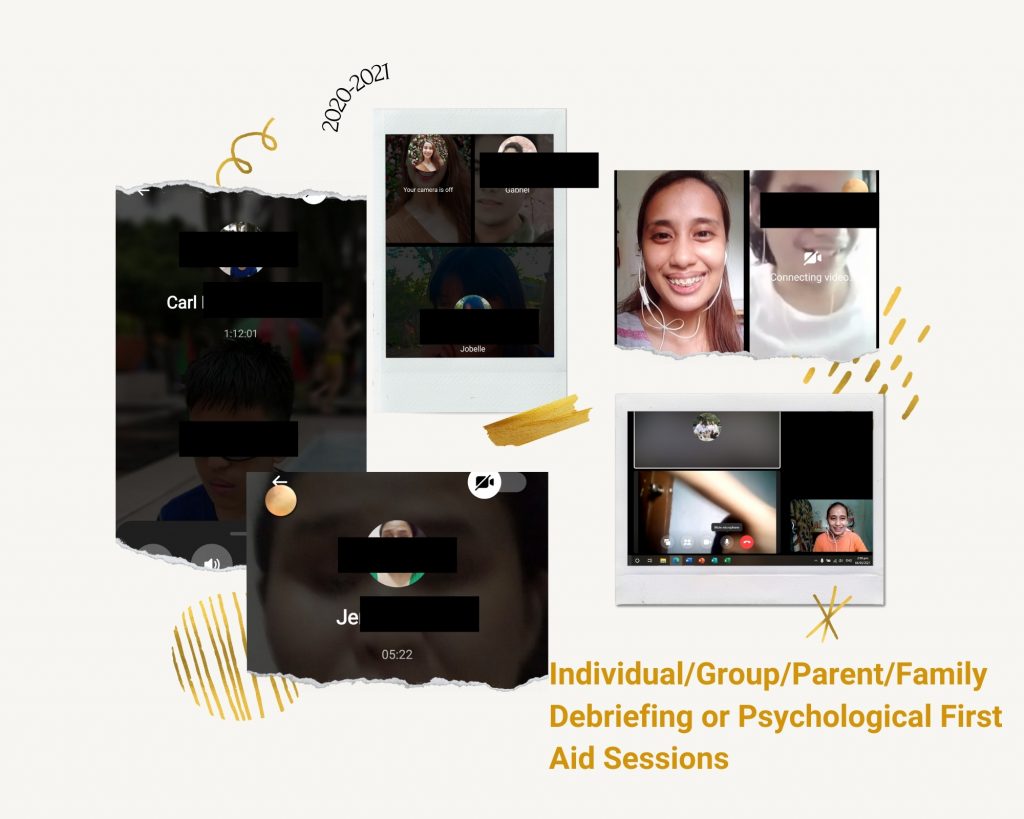 Provision of Psychological first aid